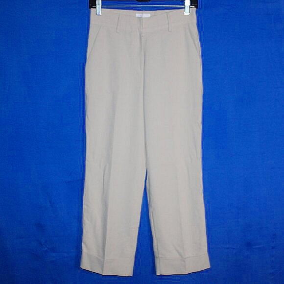 TANK GIRL Wide Leg Pants - Women's Size S - Tan/Beige - Cropped - Picture 1 of 9